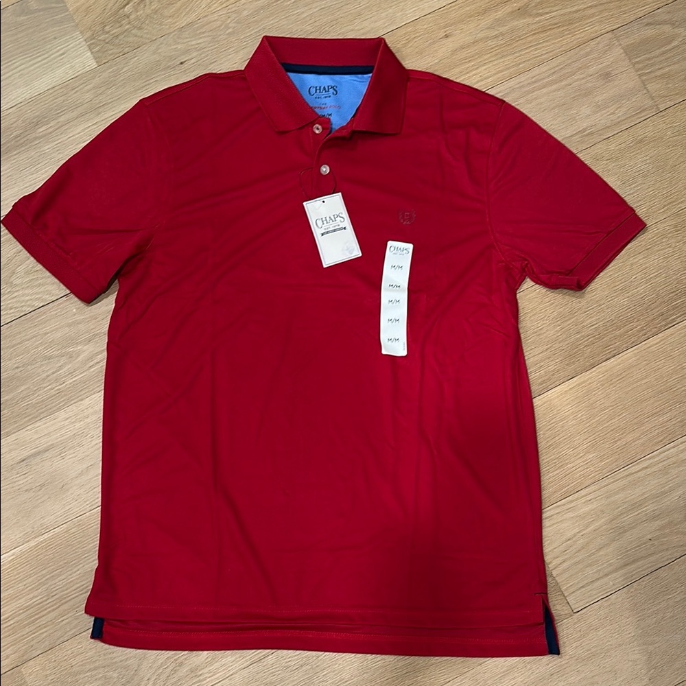 Chaps Men's Red Polo Shirt